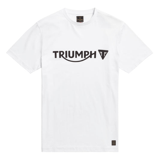 Camiseta Triumph Cartmel Logo blanca