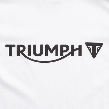 Camiseta Triumph Cartmel Logo blanca