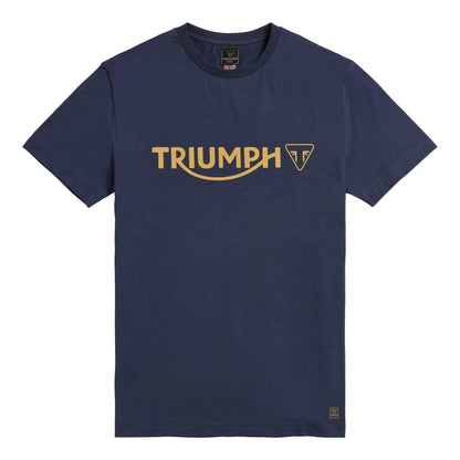 Camiseta Triumph Cartmel Logo azul