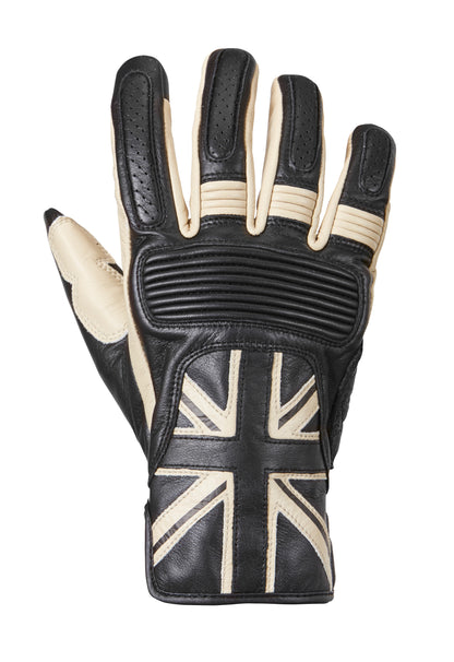 Guantes de motocicleta de cuero Triumph Union Jack