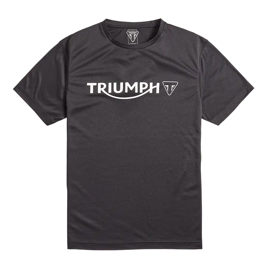 Triumph Camiseta de Cuello Redondo de Secado Rápido