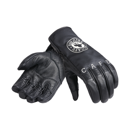 Guantes de cuero Triumph Ace Cafe para motocicleta