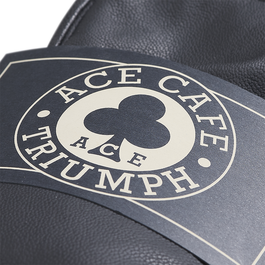 Guantes de cuero Triumph Ace Cafe para motocicleta