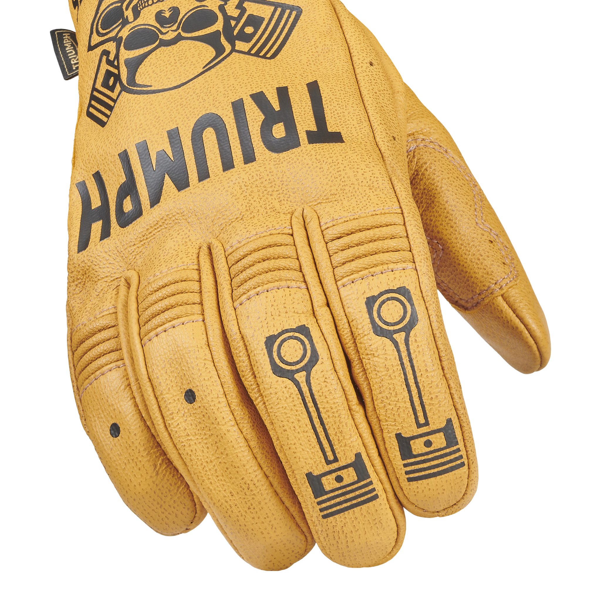 Guantes Piston Dorado/negro