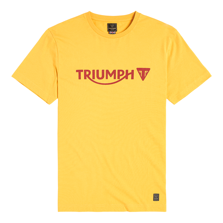 Camiseta Triumph Cartmel Logo dorada