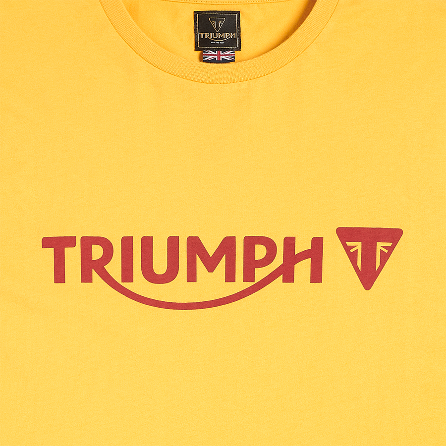 Camiseta Triumph Cartmel Logo dorada