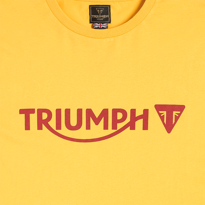 Camiseta Triumph Cartmel Logo dorada