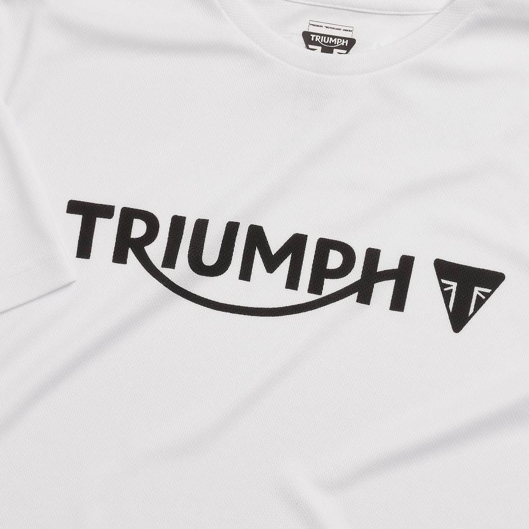 Camiseta De Secado Rápido Triumph Blanco