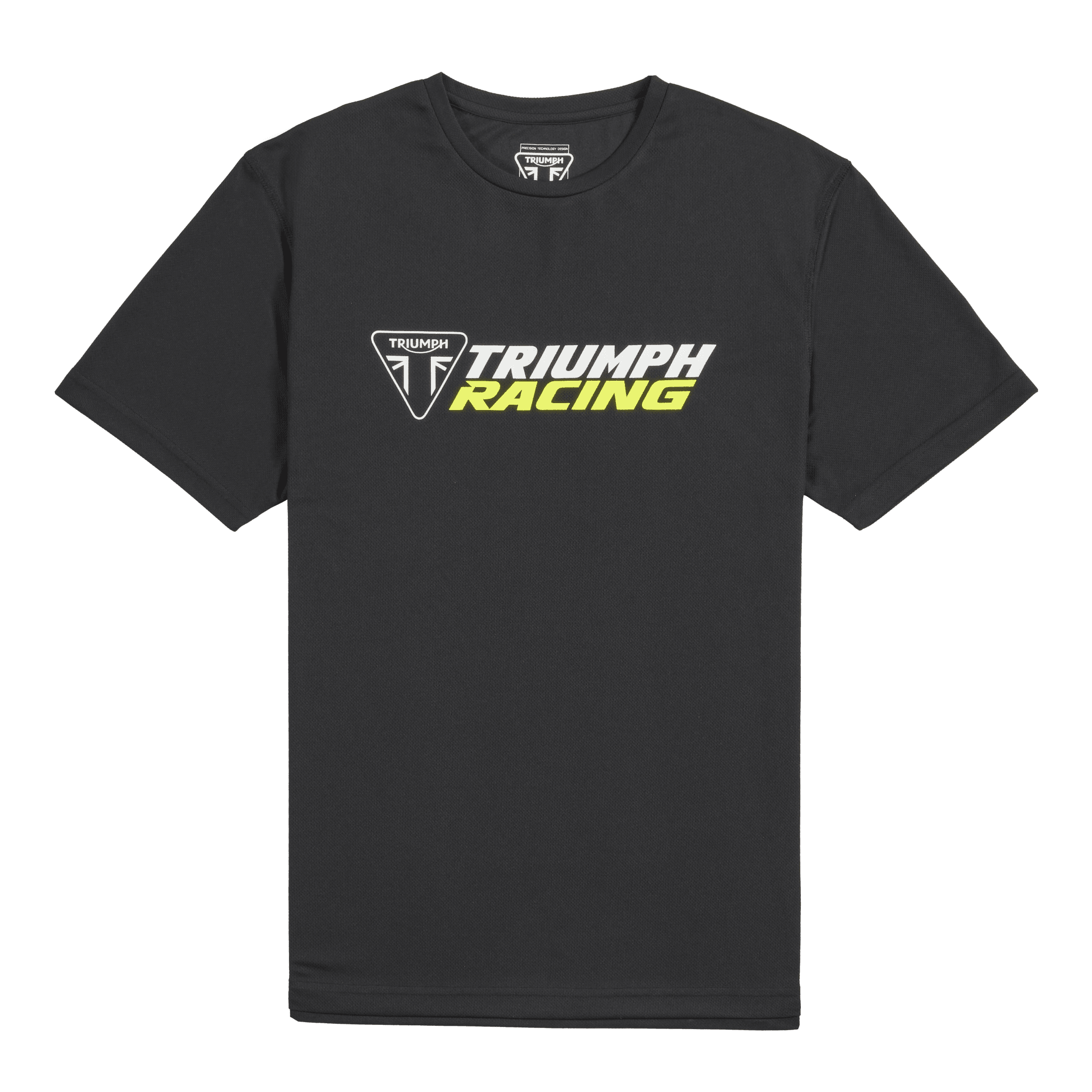 Camiseta Triumph Racing De Secado Rápido Negra