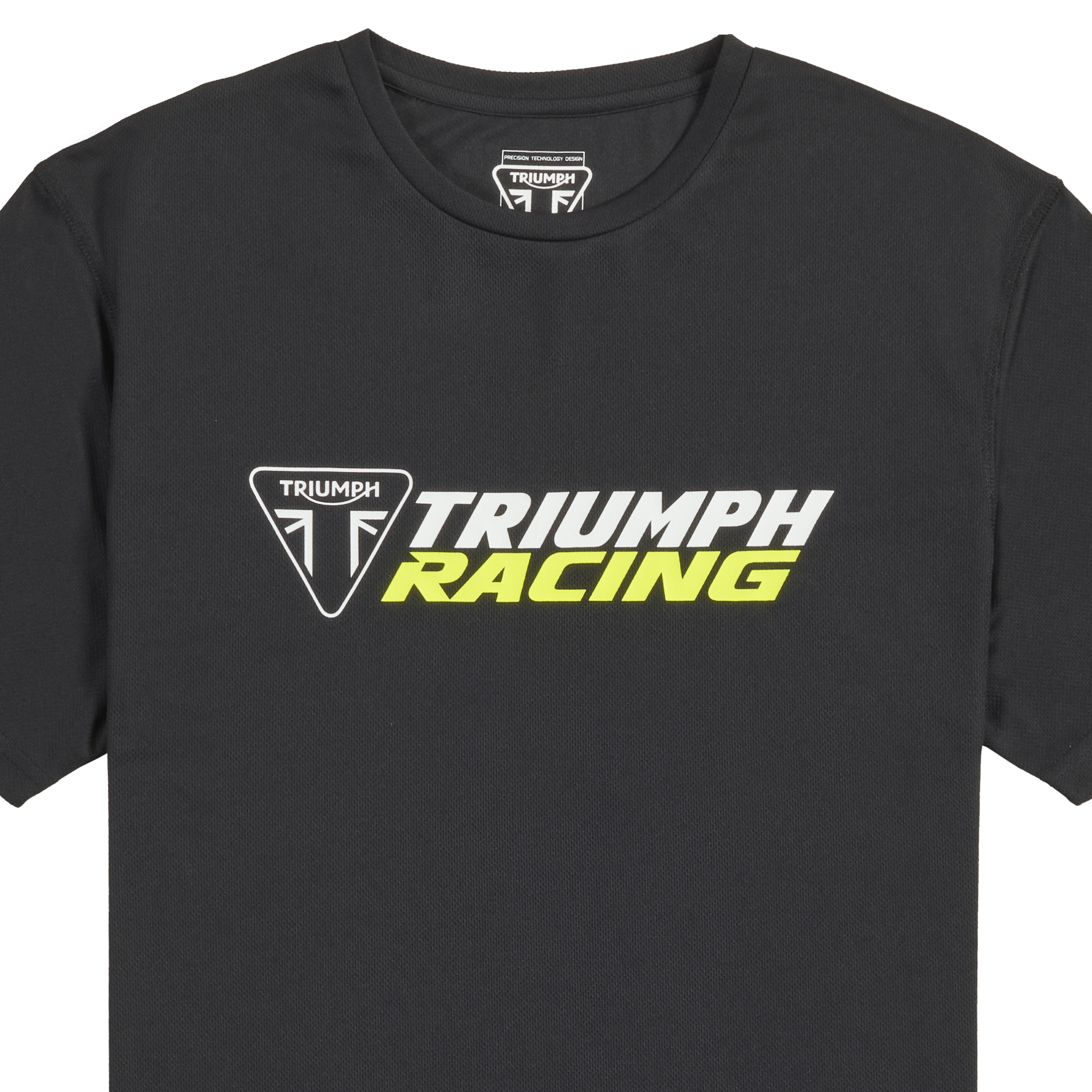 Camiseta Triumph Racing De Secado Rápido Negra