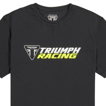 Camiseta Triumph Racing de secado rápido con cuello redondo